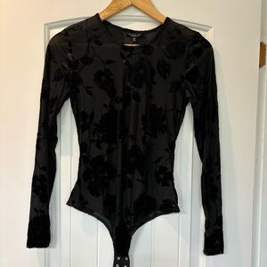 Floral Mesh Bodysuit